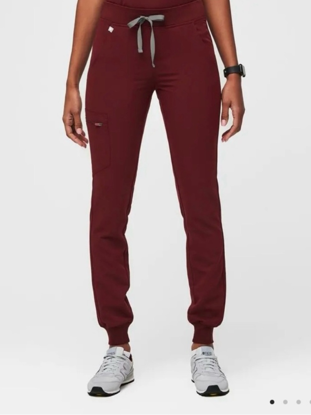 Figs Women’s Burgundy Zamora Jogger Scrub Pants